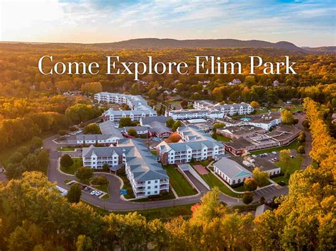 Elim park - Business Profile for Elim Park Baptist Home, Inc. Healthcare Management. At-a-glance. Contact Information. 140 Cook Hill Rd. Cheshire, CT 06410-3736. Visit Website. Email this Business (203) 272-3547. 